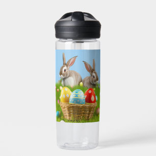 Cute Easter Bunnyfor a positive mood Water Bottle