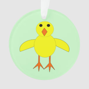 Cute Easter Chick Acrylic Ornament
