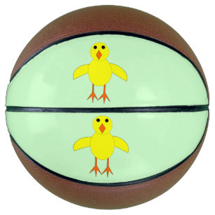 Cute Easter Chick Basketballs