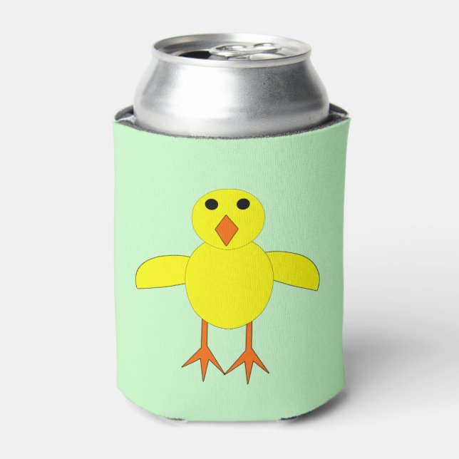 Cute Easter Chick Bottle Cooler (Can Front)