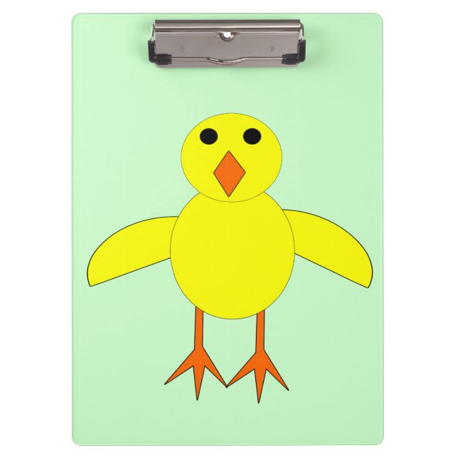 Cute Easter Chick Clipboard (Front)