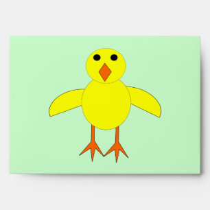 Cute Easter Chick Custom Envelopes