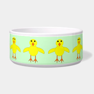 Cute Easter Chick Dog Bowl