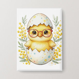 Cute Easter Chick Glasses Mimosa Bloom