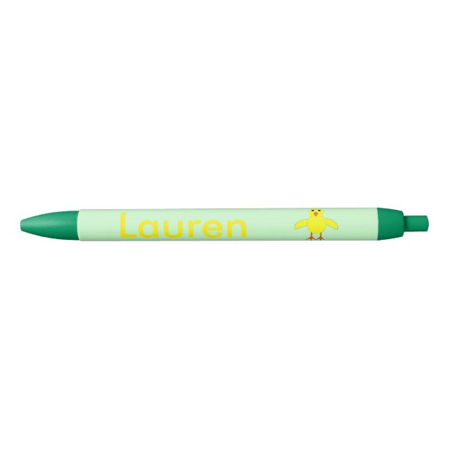 Cute Easter Chick Personalised Pen (Front)