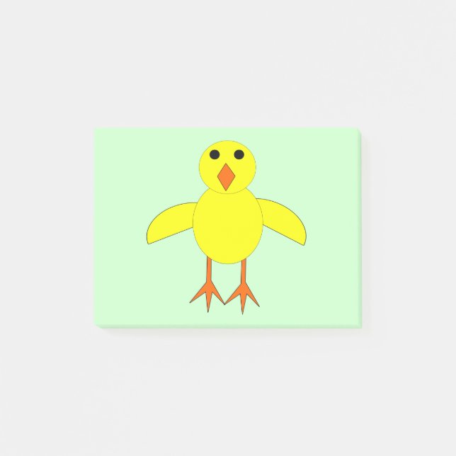 Cute Easter Chick Post it Notes (Front)