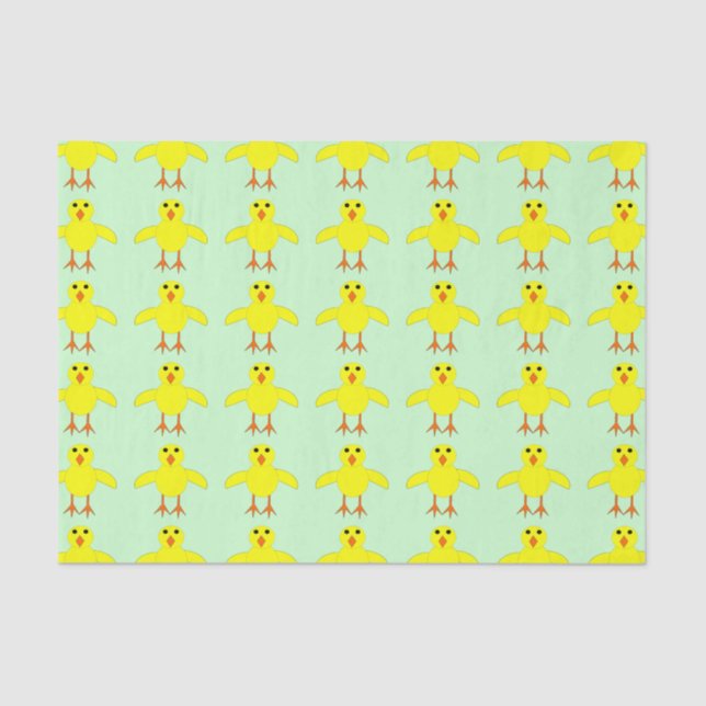 Cute Easter Chick Tissue Paper (Front)