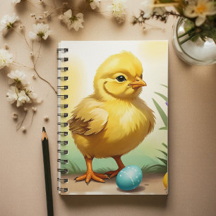 Cute Easter Chicken 1, Easter Notebook