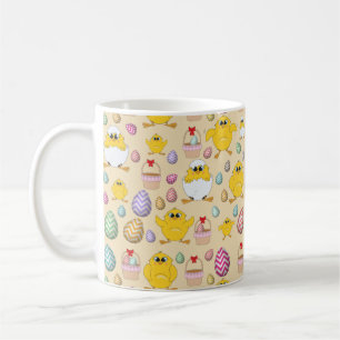 Cute Easter Chicks Pattern  Coffee Mug
