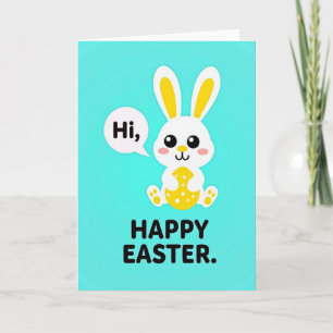 Cute Easter Creature Art Card