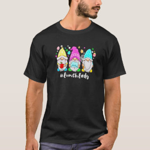 Cute Easter Day Gnome Love Lunch Lady T-Shirt