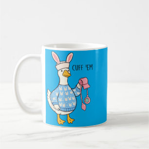 Cute Easter Duck Nurse Wearing Bunny Hat Funny Coffee Mug