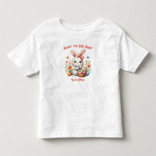 Cute Easter Egg Hunter bunny personalized T-Shirt