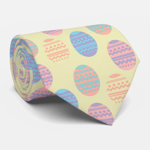 Cute Easter Egg Pattern Tie
