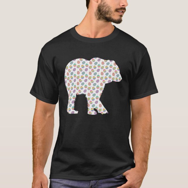 Cute Easter Egg Polar Bear  Easter Day 2023 T-Shirt (Front)