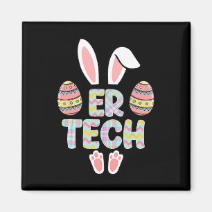 Cute Easter Er Tech Bunny Ears Happy Easter Eggs O Magnet