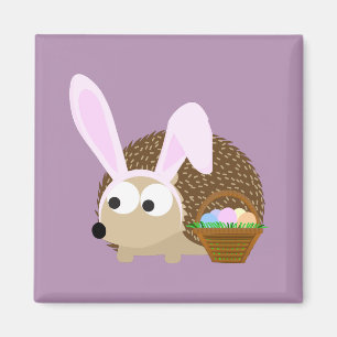 Cute Easter Hedgehog Magnet