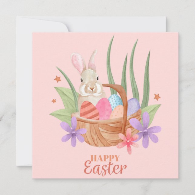 Cute Easter Holiday Card (Front)