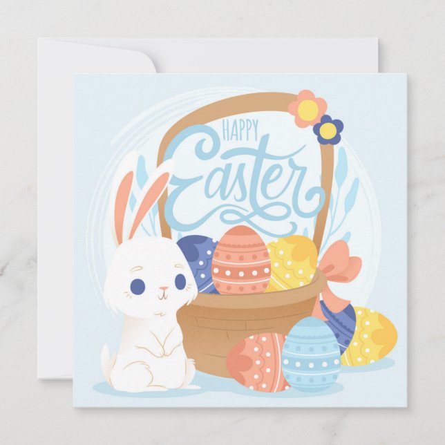 Cute Easter Holiday Card (Front)