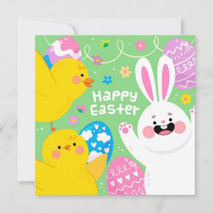 Cute Easter Holiday Card