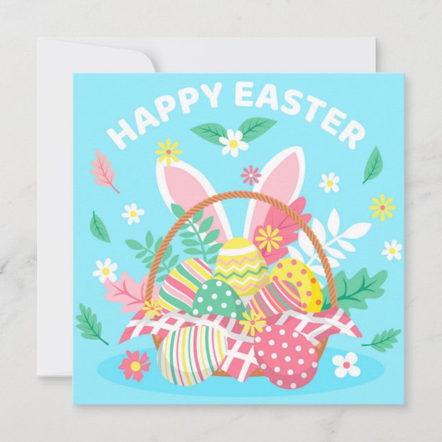 Cute Easter Holiday Card (Front)