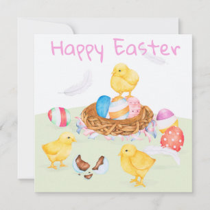 Cute Easter Holiday Card