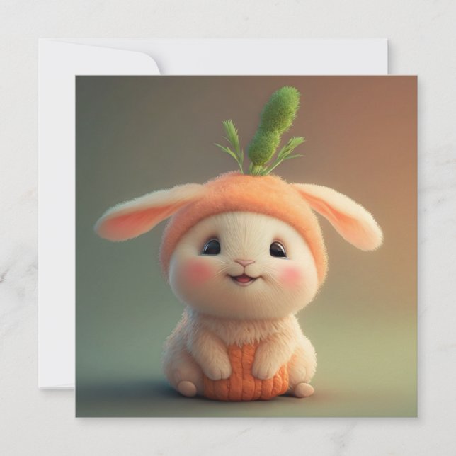 Cute Easter Holiday Card (Front)