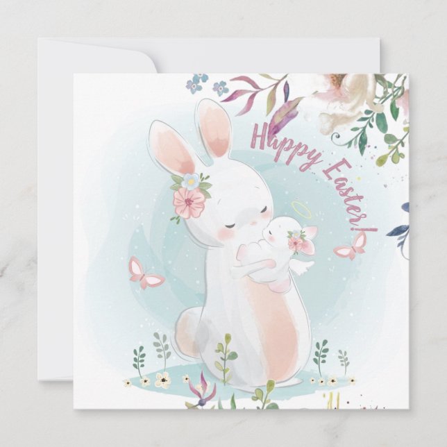 Cute Easter Holiday Card (Front)