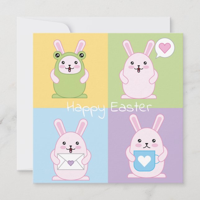 Cute Easter Holiday Card (Front)