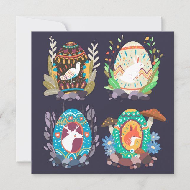 Cute Easter Holiday Card (Front)