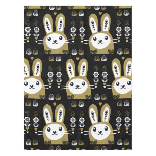 Cute Easter Holiday Rabbit Tablecloth