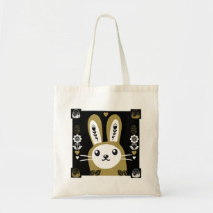 Cute Easter Holiday Rabbit Tote Bag