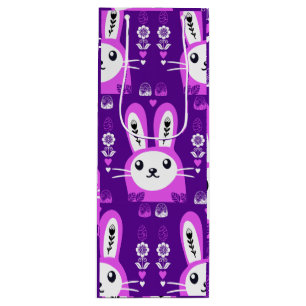 Cute Easter Holiday Rabbit Wine Gift Bag