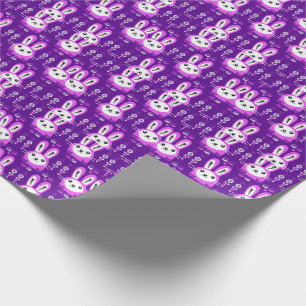 Cute Easter Holiday Rabbit Wrapping Paper