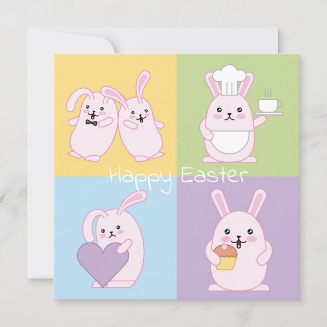 Cute Easter Invitation (Front)