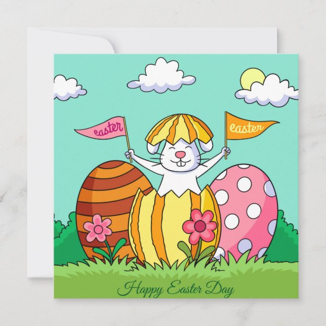 Cute Easter Invitation (Front)
