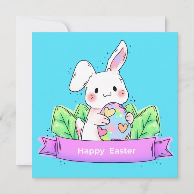 Cute Easter Invitation (Front)
