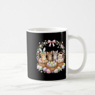 Cute Easter Kittens in Baskets Cat Easter Women Coffee Mug