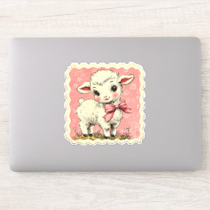 Cute Easter Lamb Sticker