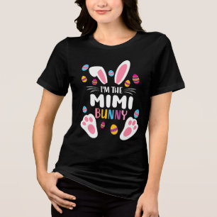 Cute Easter Mimi Bunny Tri-Blend Shirt