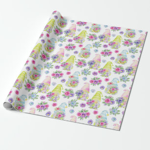 Cute Easter Pattern Wrapping Paper