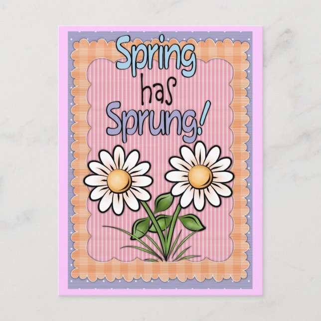 Cute Easter Postcard (Front)