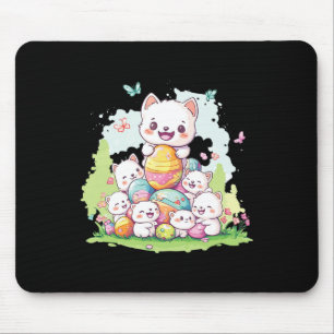 Cute Easter Puppies; Style With This Funny And Cut Mouse Pad