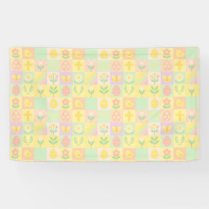Cute Easter/spring patterned Banner