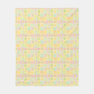 Cute Easter/spring patterned Fleece Blanket