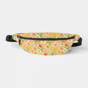 Cute Easter/spring patterned flowers Bum Bags