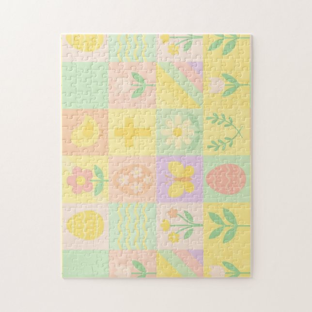 Cute Easter/spring patterned Jigsaw Puzzle (Vertical)