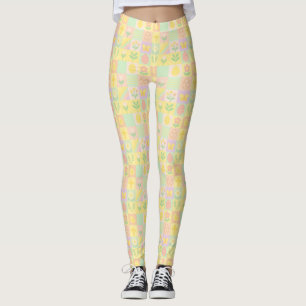 Cute Easter/spring patterned Leggings