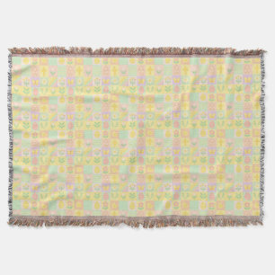 Cute Easter/spring patterned Throw Blanket
