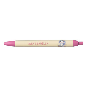 Cute Easter Spring Unicorn Blue Ink Pen